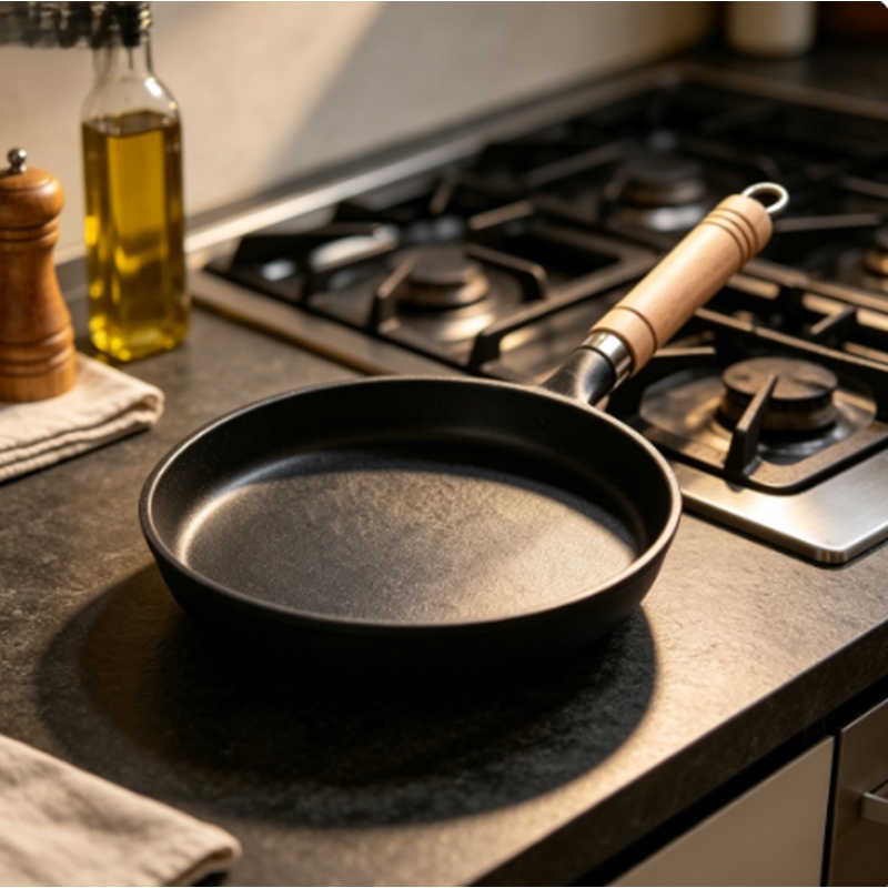 Cast Iron Corn - 26cm Uncoated Cast Iron Skillet Non