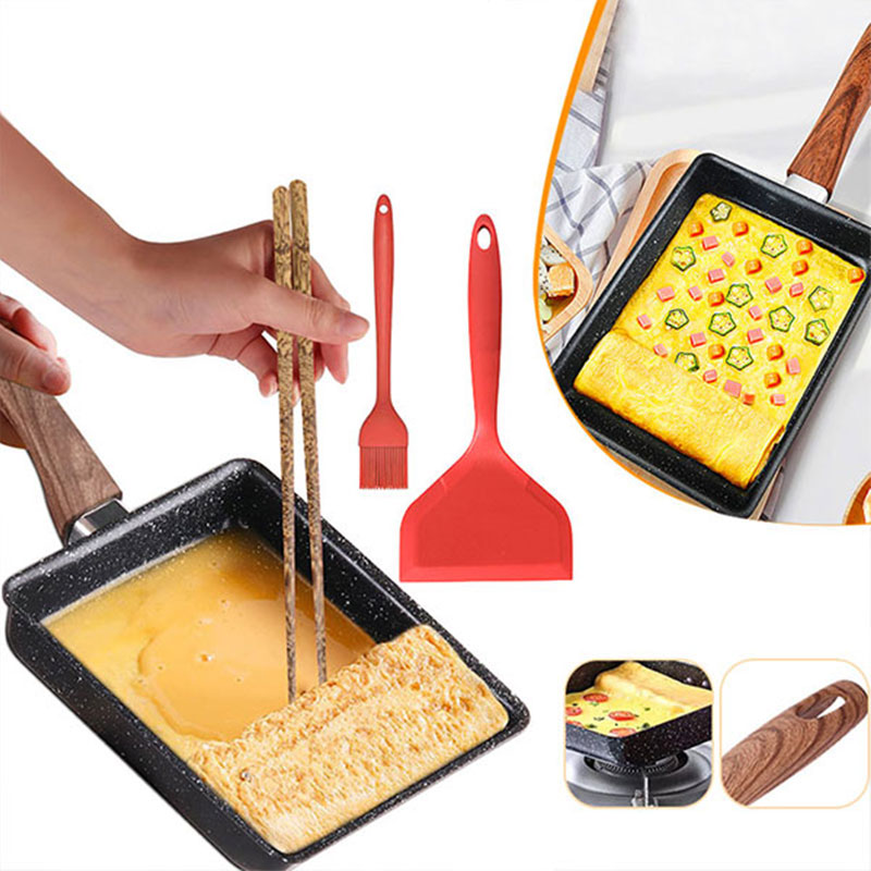 Egg Waffle Pan - Tamagoyaki Japanese Omelette Pan Nonstick Egg