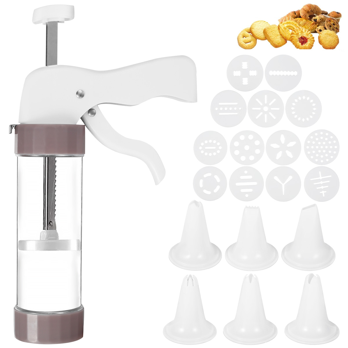 Churros Maker Gun - Cookie Press Set Cookie Press Gun