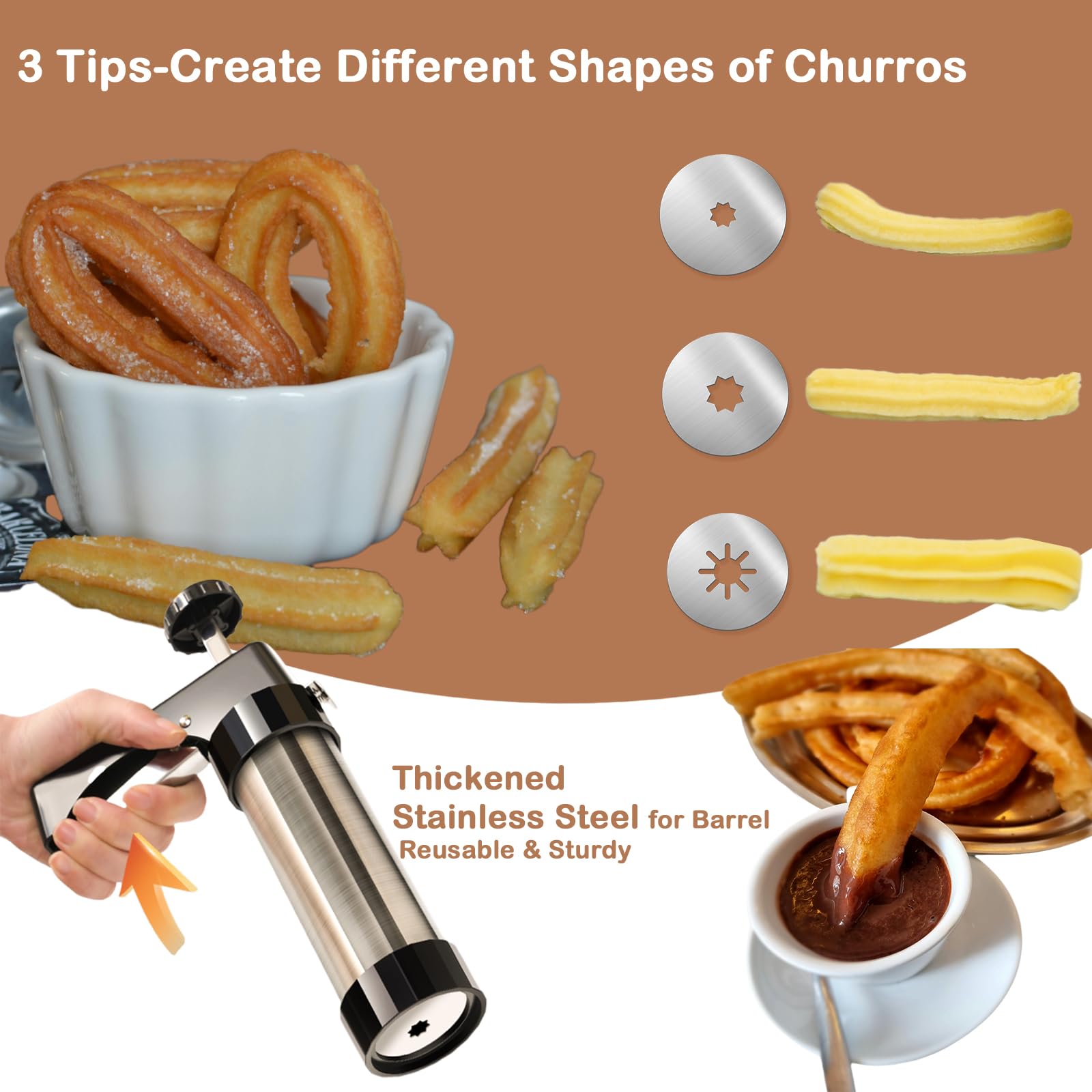 Traditional Churro Maker Machi - огляд і ціна Churros Maker Gun