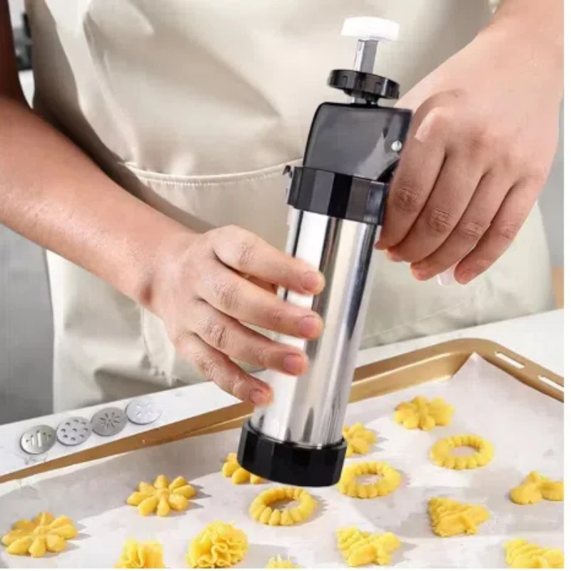 Cookie Press Gun Kit Stainless - огляд і ціна Churros Maker Gun