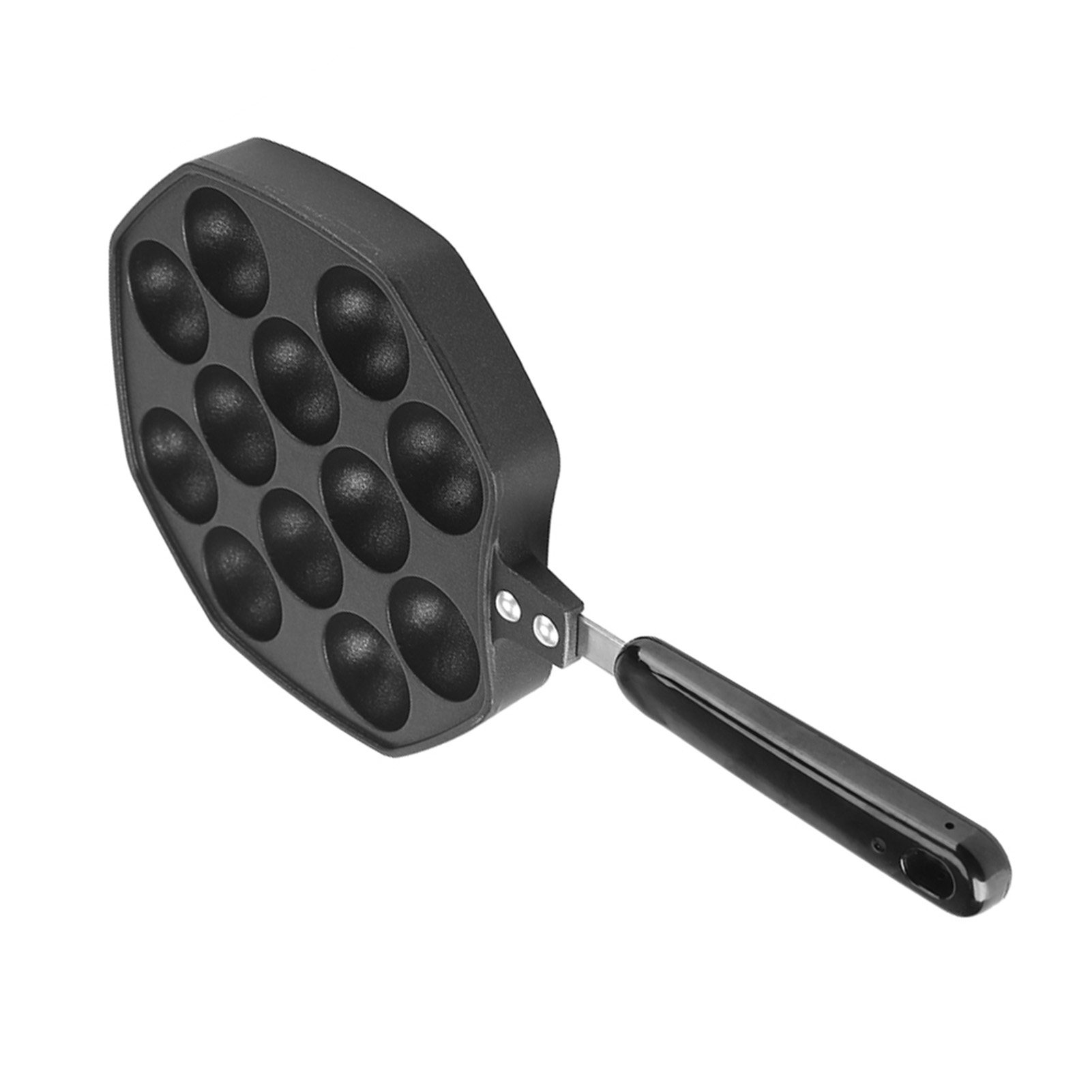 12 Cavities Aluminum NOn stick - огляд і ціна Takoyaki Grill Plate