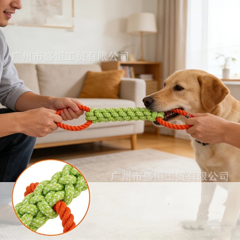 Pet toy cotton rope double-rin - огляд і ціна Corn Dog Stick