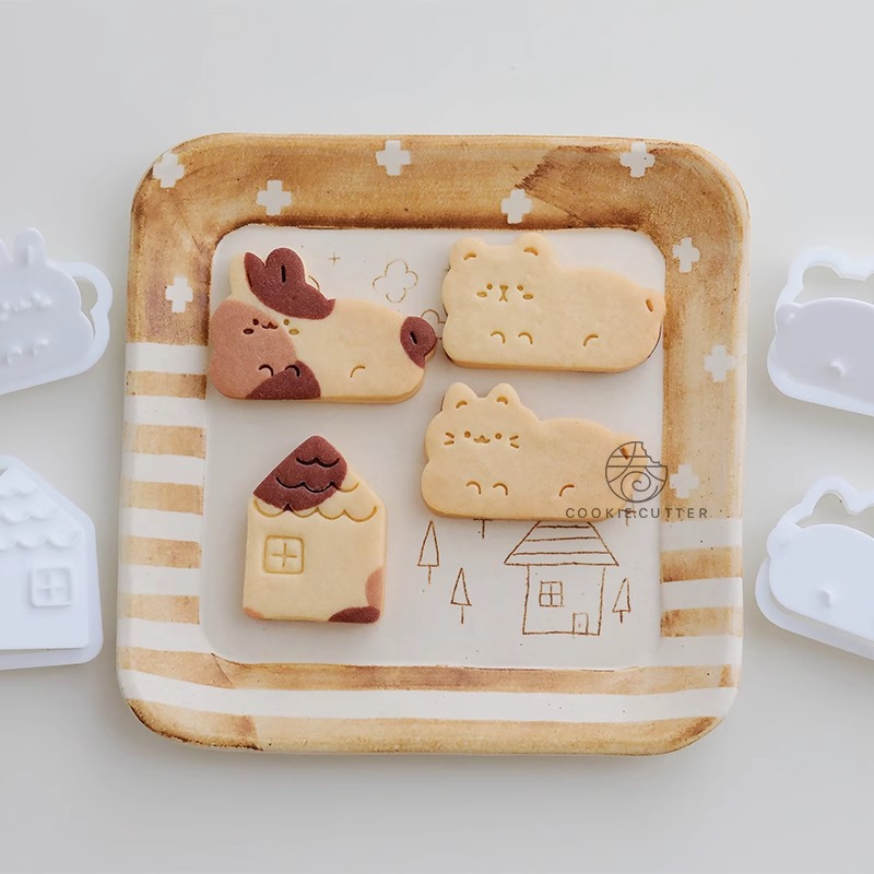 Cartoon Animals Cookie Cutter  - огляд і ціна Bunny Cake Mold