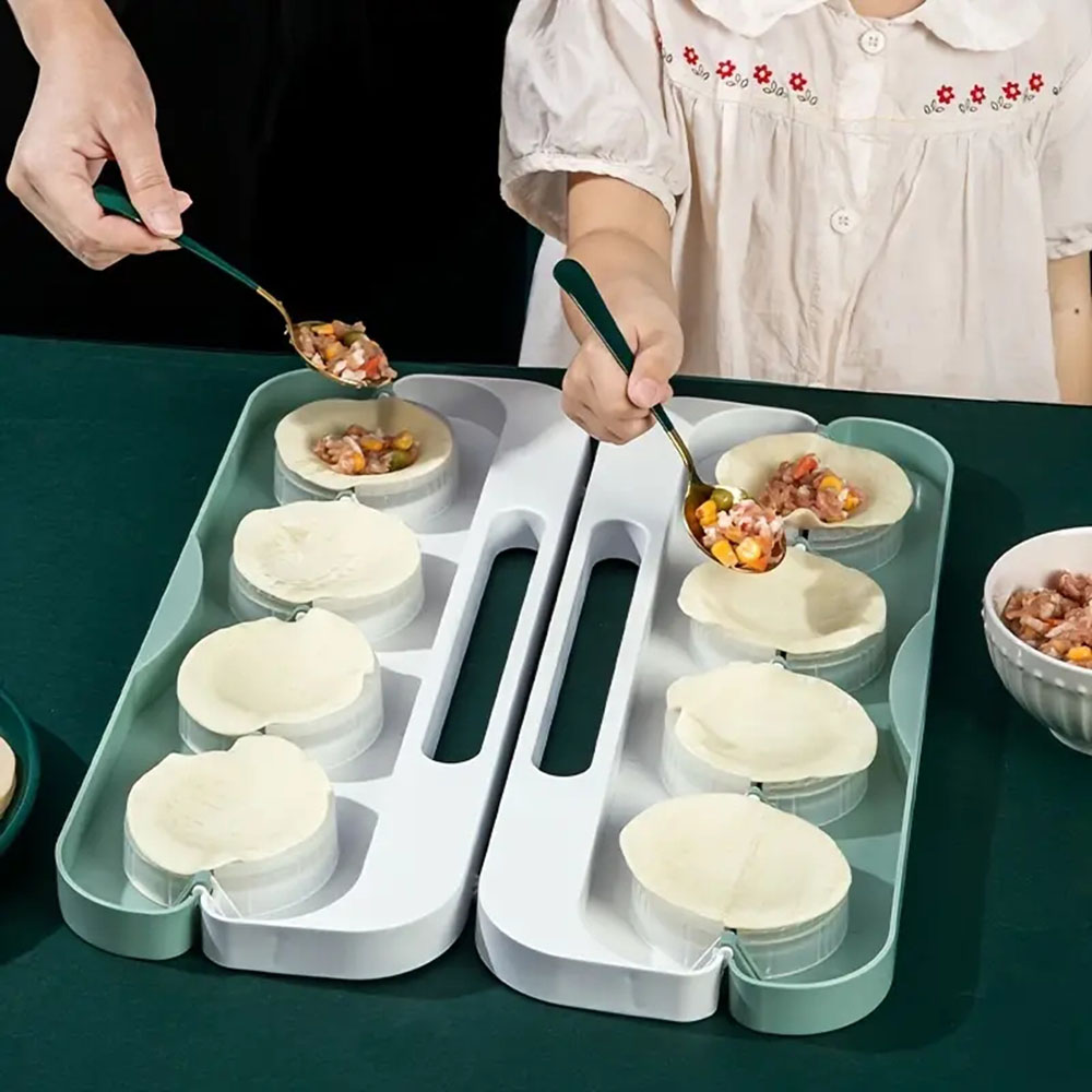 DIY Dumpling Maker 8-Grid Pres - огляд і ціна Dumpling Press Set