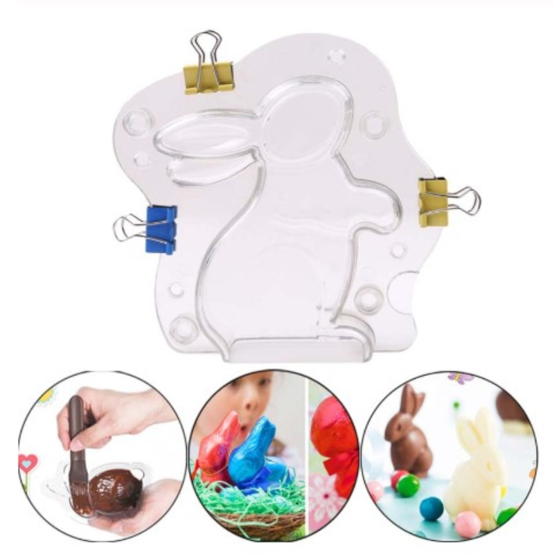 New 3D Rabbit shaped Chocolate - огляд і ціна Bunny Cake Mold