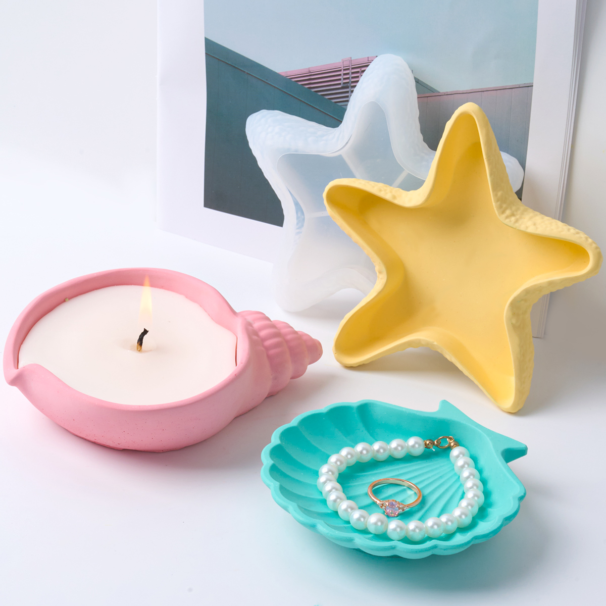 DIY Concrete Starfish Starage  - огляд і ціна Potsticker Mold
