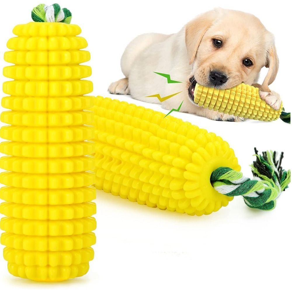 Tough Rubber Dog Chew Corn Sti - огляд і ціна Corn Dog Stick