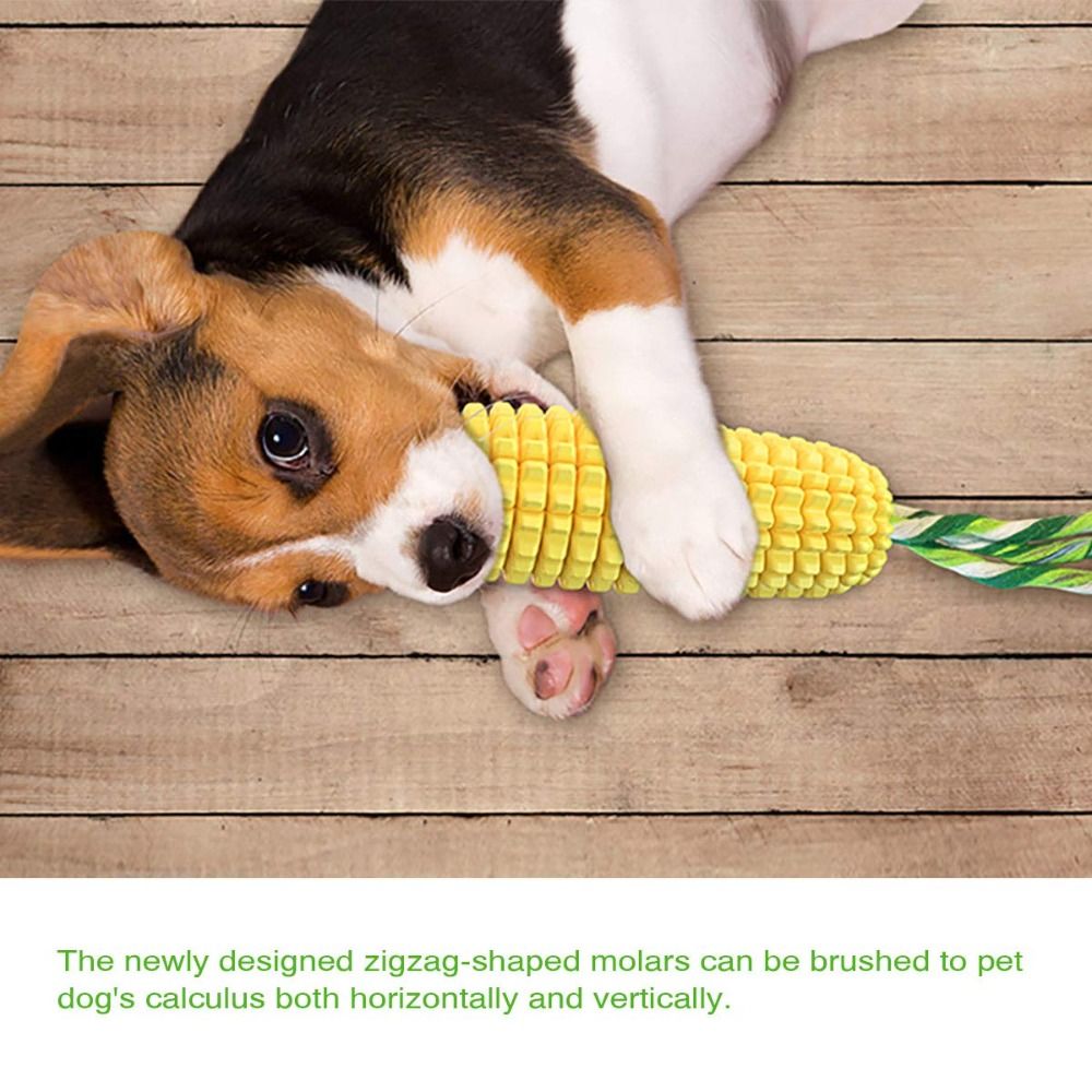 Tough Rubber Dog Chew Corn Sti - огляд і ціна Corn Dog Stick