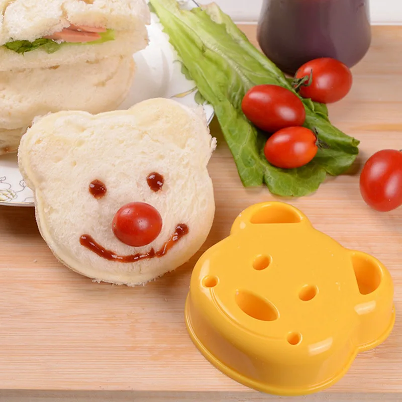 2pcs Sandwich Mould Bear Cat R - огляд і ціна Bunny Cake Mold