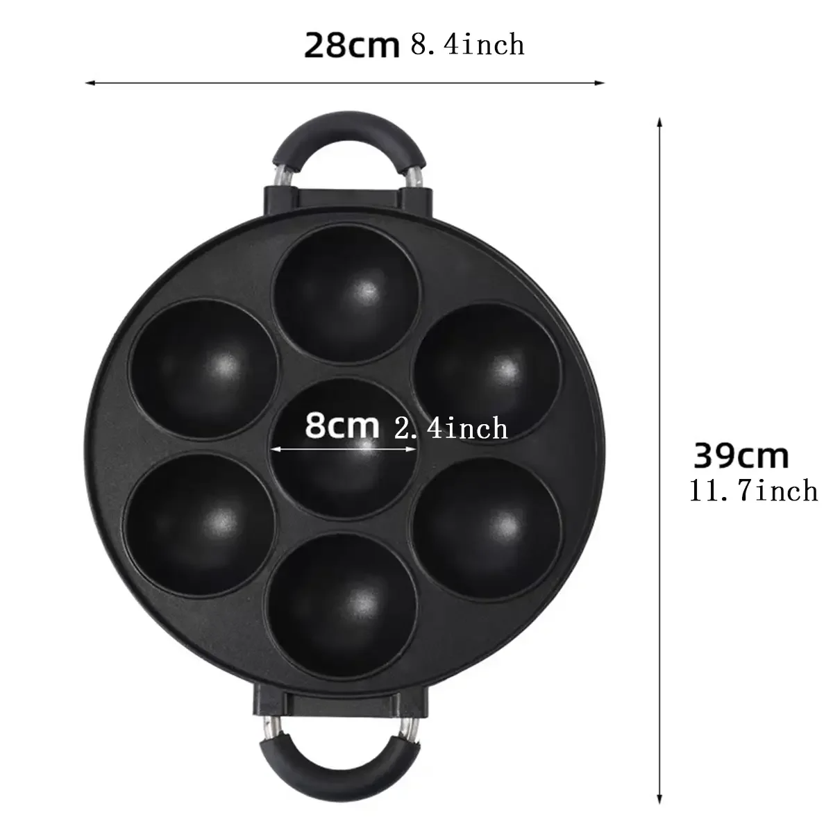 7 Hole Cake Cooking Pan Cast I - огляд і ціна Cast Iron Corn
