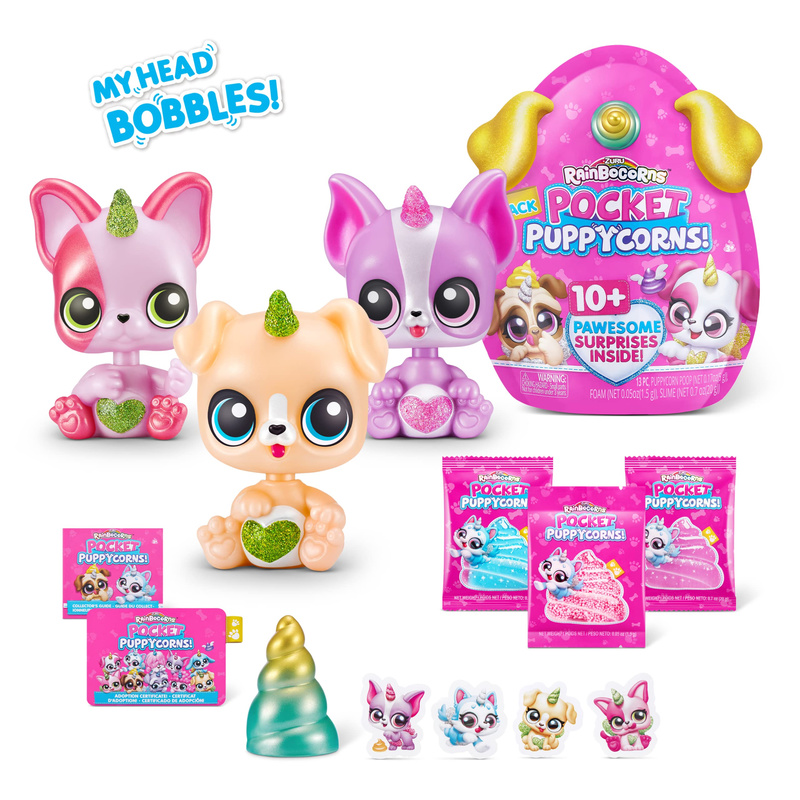 Zuru Rainbocorns Pocket Puppy  - огляд і ціна Corn Dog Stick