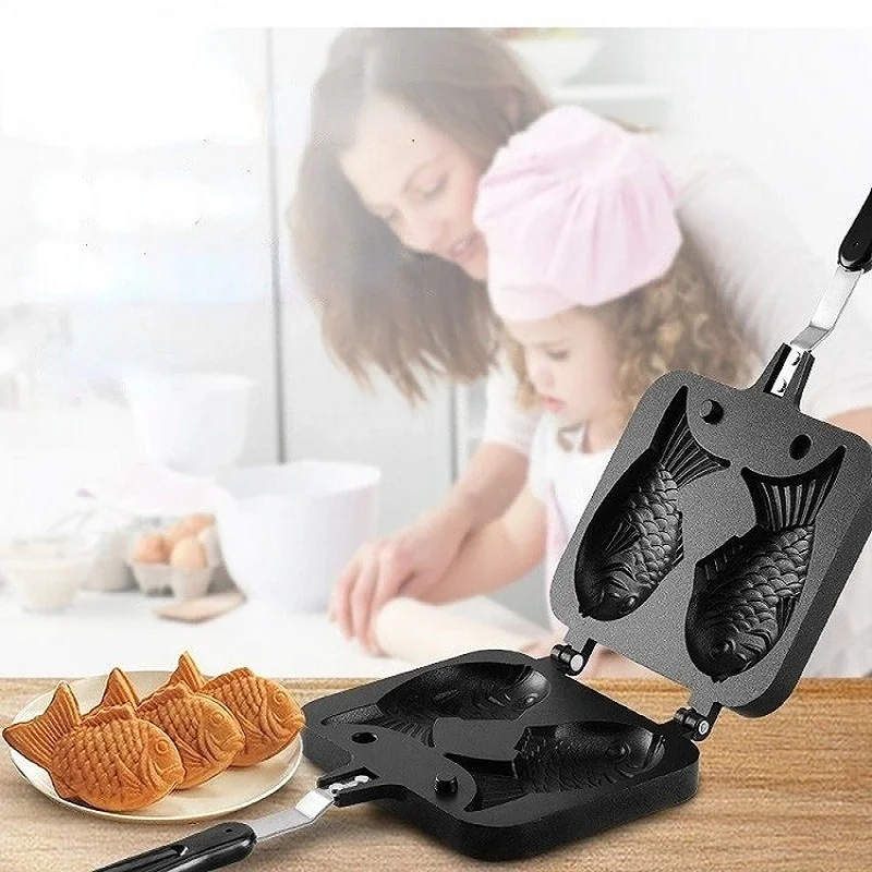 Kitchen Japanese Taiyaki Doubl - огляд і ціна Egg Waffle Pan