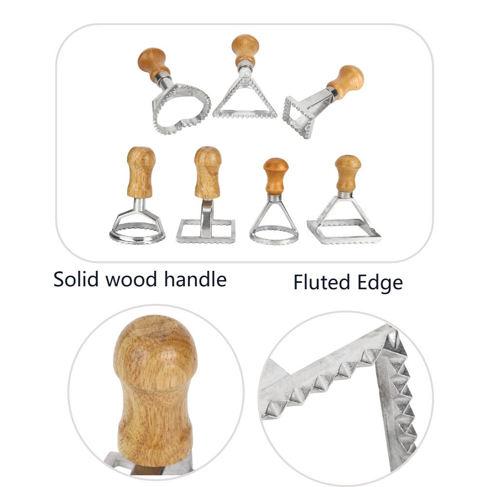 7PCS Individual Upright Raviol - огляд і ціна Dumpling Press Set