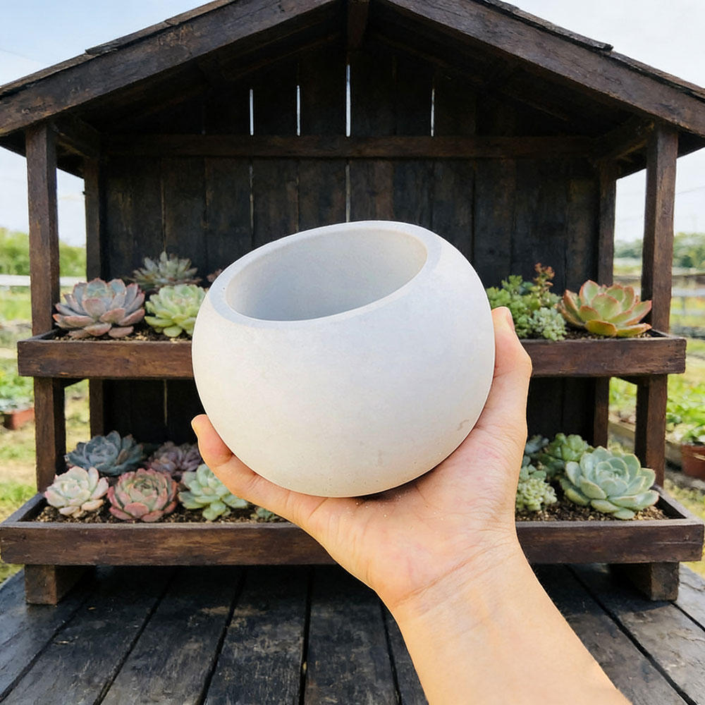 Spherical Flowerpot Silicone M - огляд і ціна Potsticker Mold