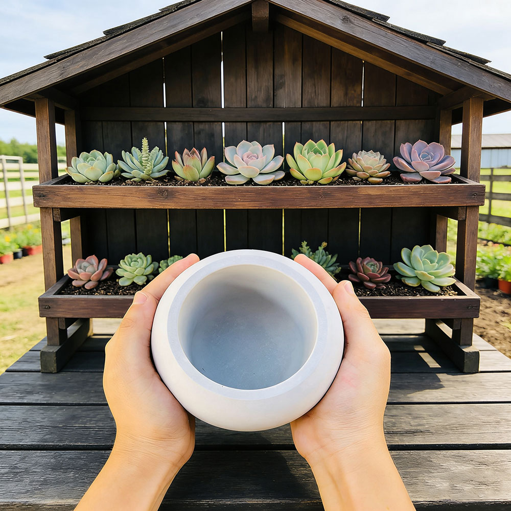 Spherical Flowerpot Silicone M - огляд і ціна Potsticker Mold